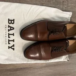 Bally Oxfords Brown US 8.5 s-l400.jpg main image 3